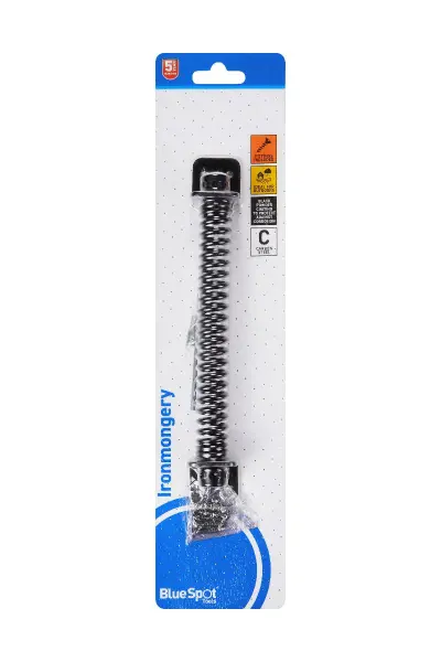 Blue Spot Tools 204毫米黑色粉末涂层门弹簧