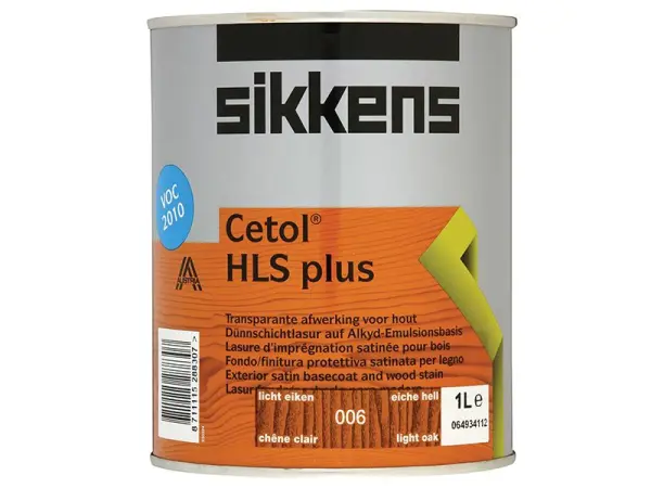 Sikkens セトール HLS Plus 半透明ウッドステイン ライトオーク 1L
