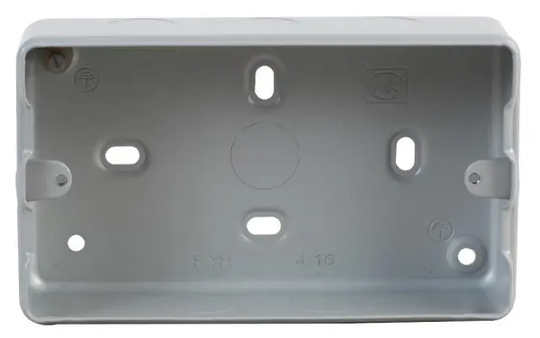 MK - Grid Plus 金屬外殼表面安裝雙位電器箱