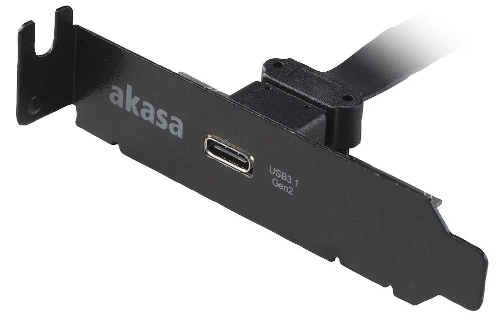 AKASA מתאם USB פנימי 3.1 Gen 2 עם סוגר PCI נמוך פרופיל