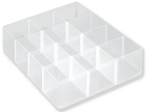 Clear 12 Part Divider Tray 310mm x 375mm x 90mm