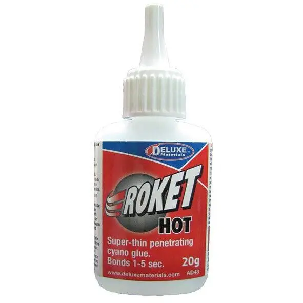 DELUXE Roket Hot Super-Thin Penetrating Superglue, 20g