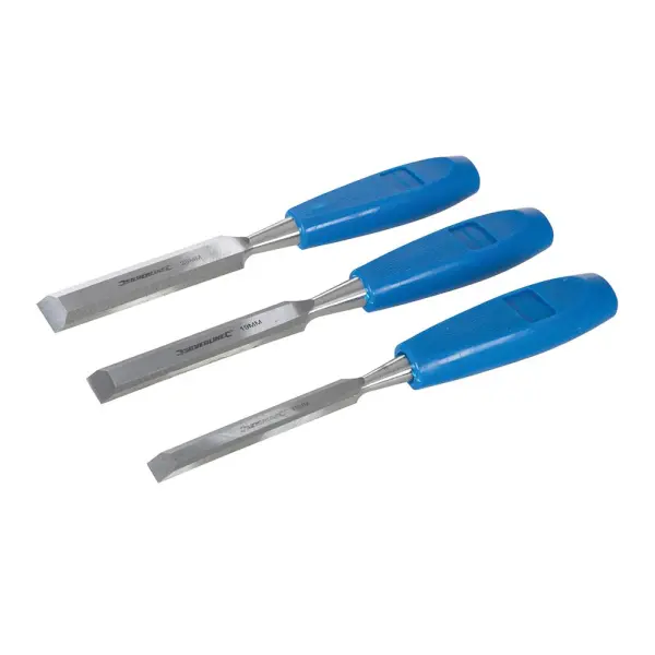 Silverline Wood Chisel Set, 3-Piece, 13mm, 19mm, 25mm