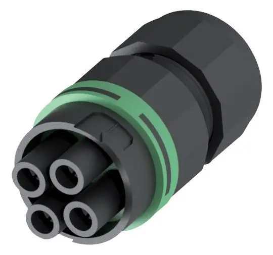 TEETUBE Micro Teeplug Socket, 4 Pole, IP68
