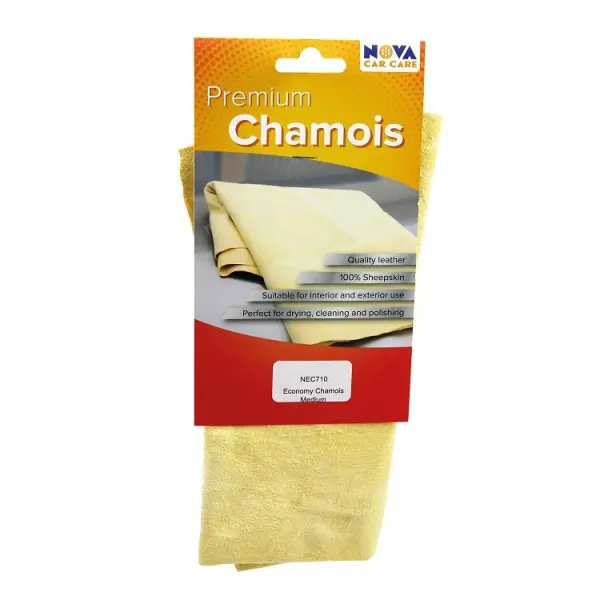 Nova Economy Chamois Leather Skin, Medium (Up to 2.25 sq ft)