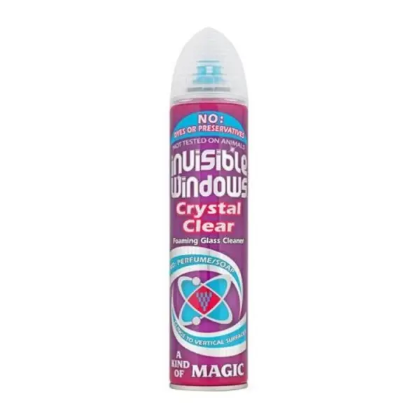 Invisible Windows Detergente Vetri Schiumogeno Crystal Clear 300ml
