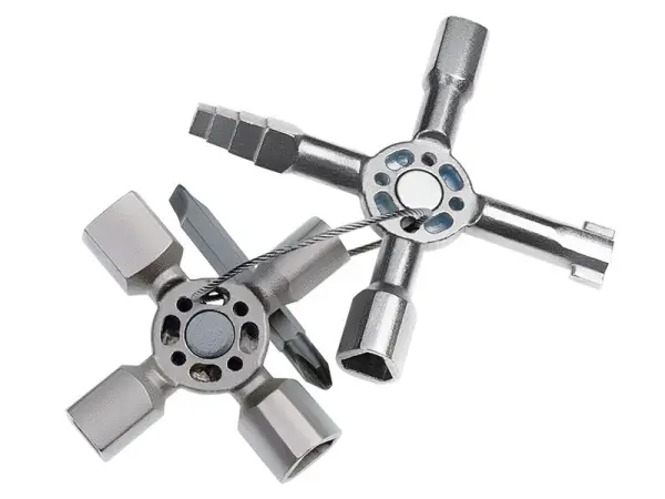 KNIPEX TwinKey® サービスキャビネットキー 亜鉛ダイカスト製 ロックシステム用