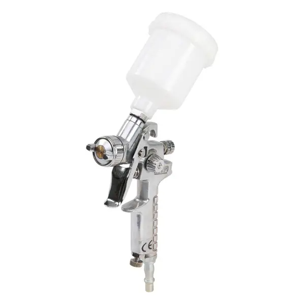 Silverline Gravity Feed HVLP Spray Gun, 100ml, 1mm Nozzle
