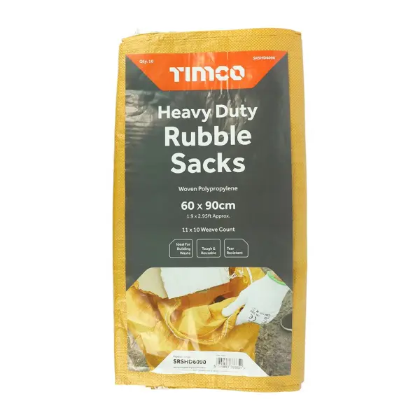 Timco Extra Sterke Puinzakken 60x90cm, 10 stuks