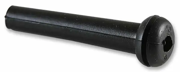 Pro Power ブラックPVCケーブルグロメットスリーブ 5.1mm 50個入り