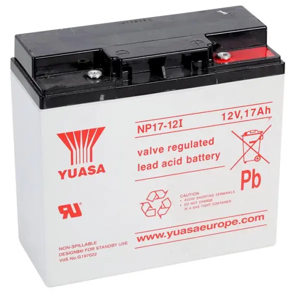 YUASA NP Σειρά - Μπαταρία 12V 17Ah Ερμητικά Κλειστή Μολύβδου