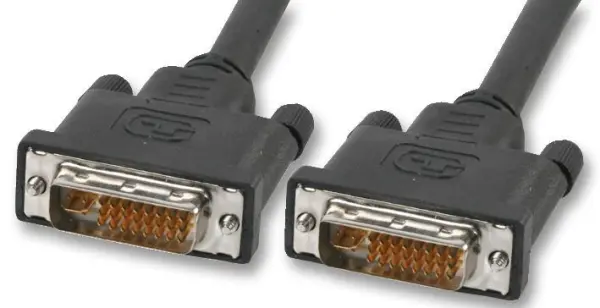 VDC DVI-I Dual Link Male to Male Cable, 5m, Black