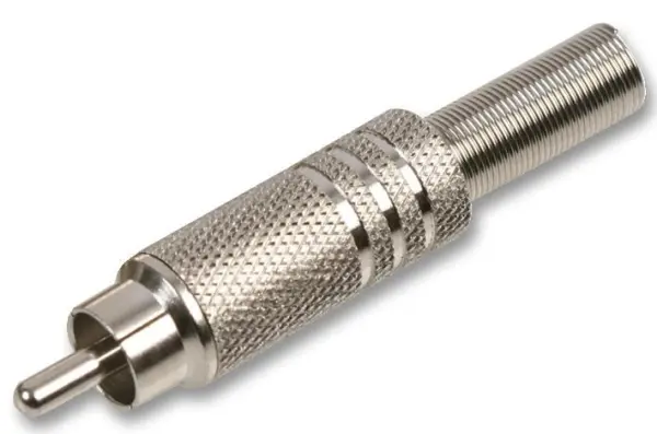 PRO SIGNAL Nickel Plated Phono Plug, 7mm