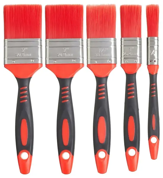FIT FOR THE JOB Soft Grip Paint and Varnish Brush Set