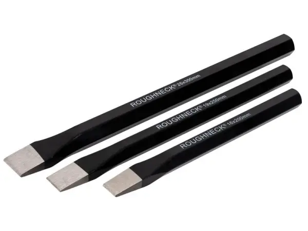 Roughneck סט אזמלים לקר 3 חלקים (200 מ״מ, 250 מ״מ, 300 מ״מ)