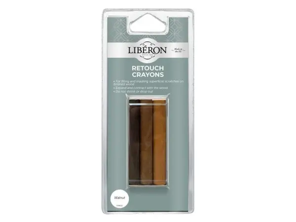 Liberon Retouch Crayons, Walnut (3 Pack)