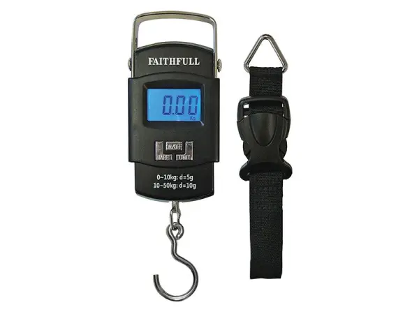 Faithfull - Penimbang Elektronik Mudah Alih 0-50kg