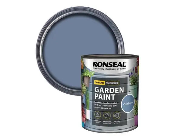 Ronseal Peint Gairdín Cornflower 750ml