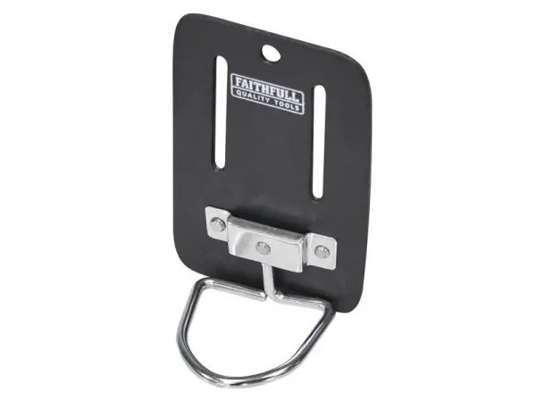 Faithfull Swivel Hammerhalter für Gürtel, Leder & Stahl