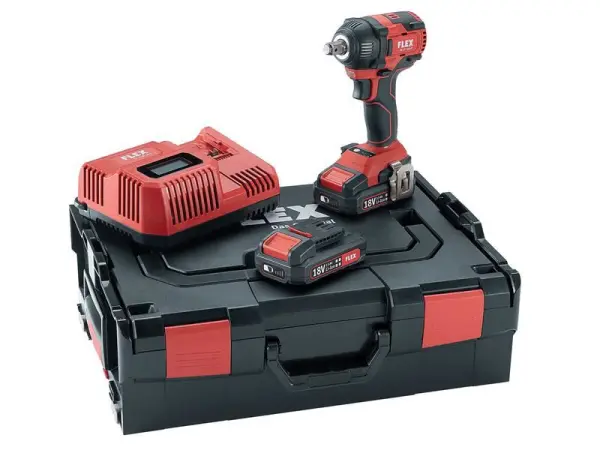 Flex IW 1/2 18.0-EC/2.5 無刷衝擊扳手 18V 2 x 2.5Ah 鋰電池