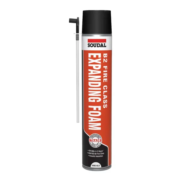 Soudal B2 Fire & Acoustic Expanding Foam 750ml