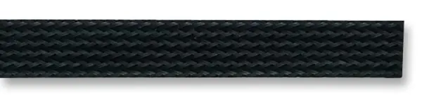 PRO POWER - Sliobadh Bréidithe Inmhéadaithe, Dubh, 3-8mm, 10m