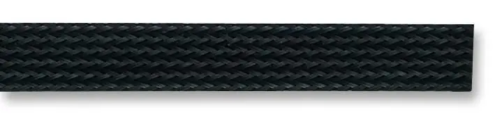 PRO POWER - Sarung Fleksibel Dianyam 3mm-8mm, Hitam, 10m