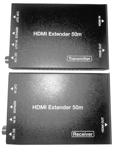 PROCEPTION Extensor HDMI 4K UHD con IR y PoE, Alcance 50m