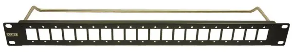 CLIFF 20ポート 1Uスリムパッチパネル 未装填 プレーンホール