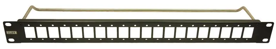 CLIFF - Painéal Patae 20-Port 1U Tanaí, Neamhluchtaithe, Poill Rialta