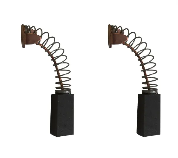 2 balais de charbon pour ponceuse ABM, 7x10x21/19mm