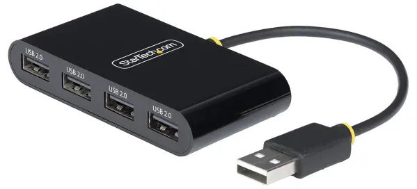 4 Port USB 2.0 Hub, USB-A to 4x USB-A