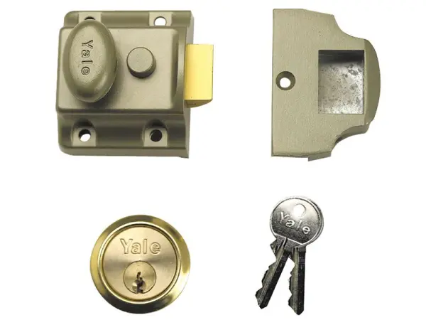 Yale Locks - 706 Traditionelles Nachtriet 40mm Einbautiefe ENB Finish Box