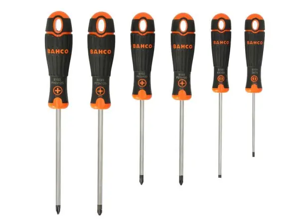 Bahco BAHCOFIT Screwdriver Set, 6-Piece