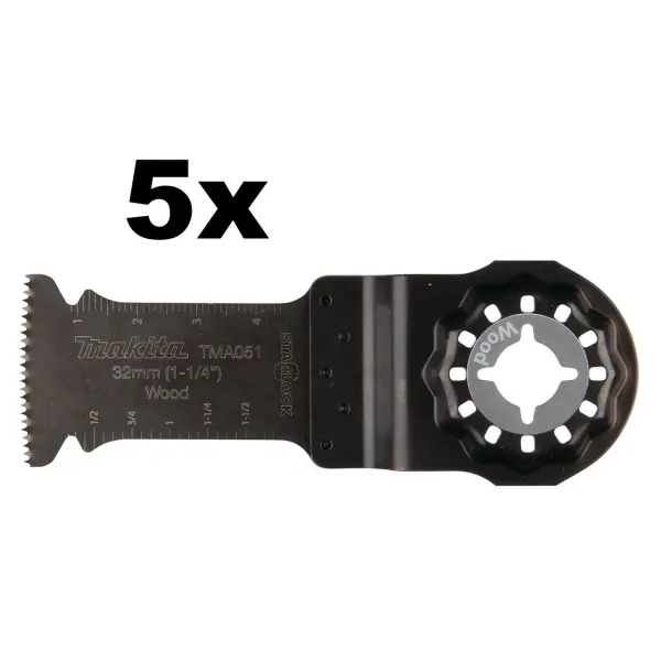 Makita - Bilah Gergaji Plunge Cut Starlock 32mm (5 Keping)