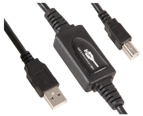 PRO SIGNAL USB 2.0 A na B zesilující kabel, 10m