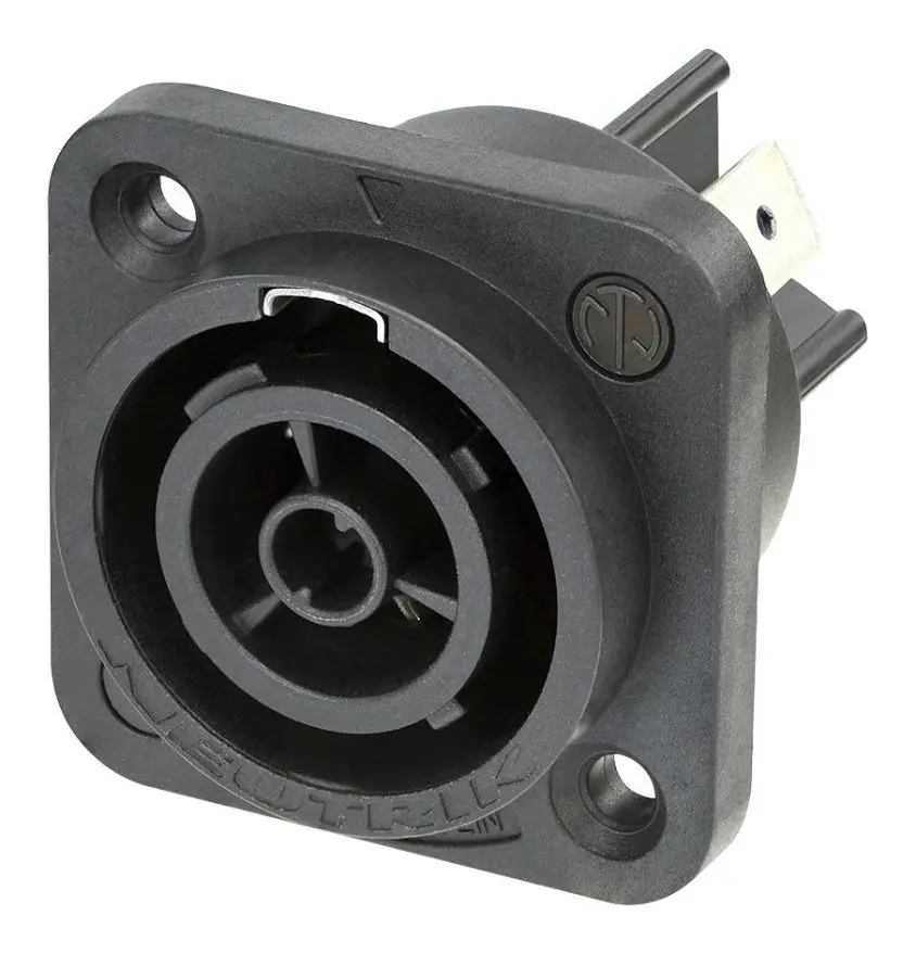 NEUTRIK PowerCON True1 Power Out Socket, 16A, 250V AC, Panel Mount