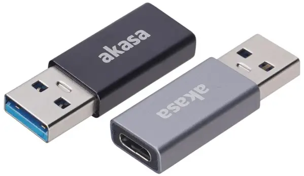 AKASA Cóibeas USB 3.2 Gen 2 USB-A go USB-C, Paca 2