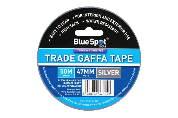Blue Spot Tools 47毫米x50米 高强度银色大力胶带