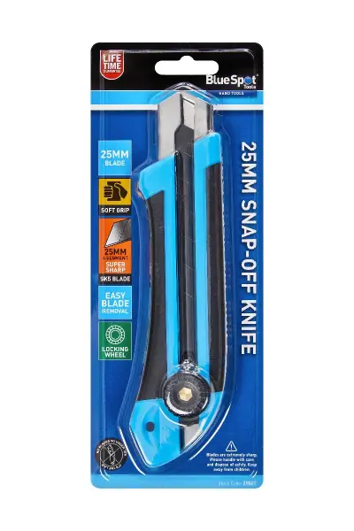 Blue Spot Tools - Κοντακι πλαστικό με αυτοκόπτη λεπίδα 25mm