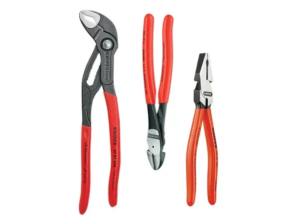 Knipex Power Pack Set Pinze ad Elevata Leva - 3 Pezzi