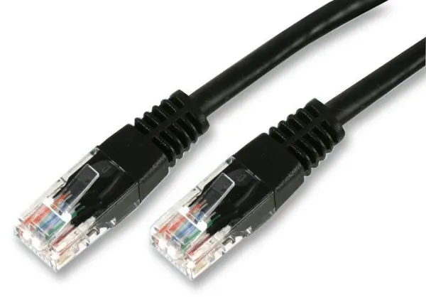 PRO SIGNAL Cat5e RJ45 이더넷 패치 케이블, 10m, 블랙