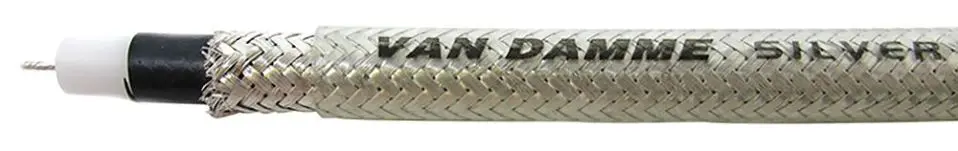 Van Damme Silver Series - כבל כלים בעל קיבול נמוך 55pF למטר