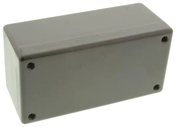 Hammonds ABS Instrument Enclosure IP65, Black, 131 x 66 x 55mm