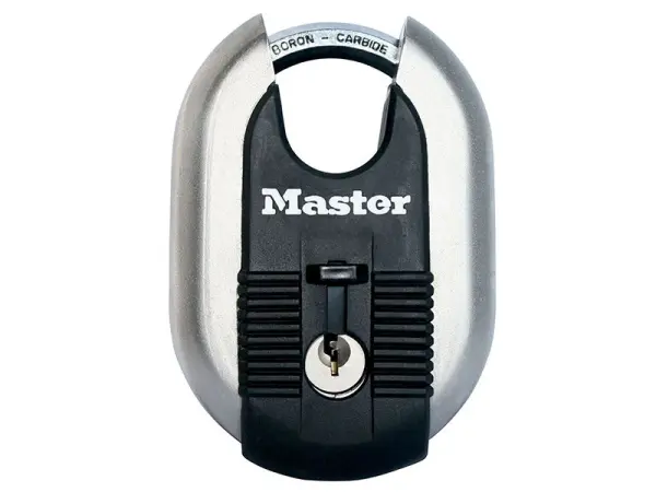 Master Lock Excell Titanium - Cadenas renforcé titane haute sécurité, 60mm