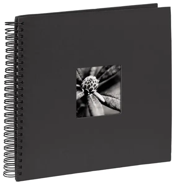 Hama 28x24cm Spiral Photo Album Black 50 Pages