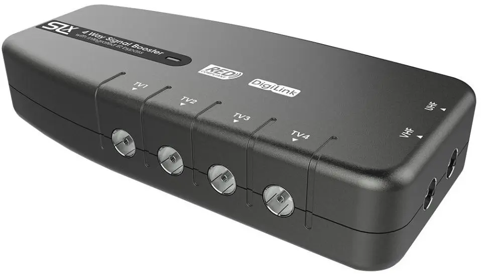 SLX - 4-Wege-Satelliten-Signalverstärker, RED-konform