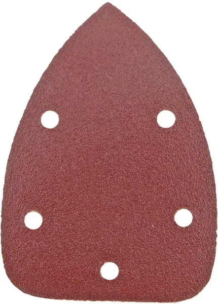 TOOLPAK 80 Grit Detail Sanding Pads, 140mm, 10 Pack