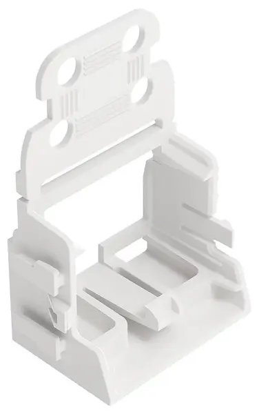 WAGO 10 Way Mounting Carrier for 221 Series, Snap-in Mount, Strain Relief - White
