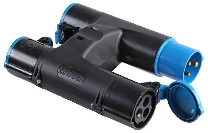 LEWDEN Splitline Répartiteur d'Énergie CEE 3 Voies, 16A 240V IP44